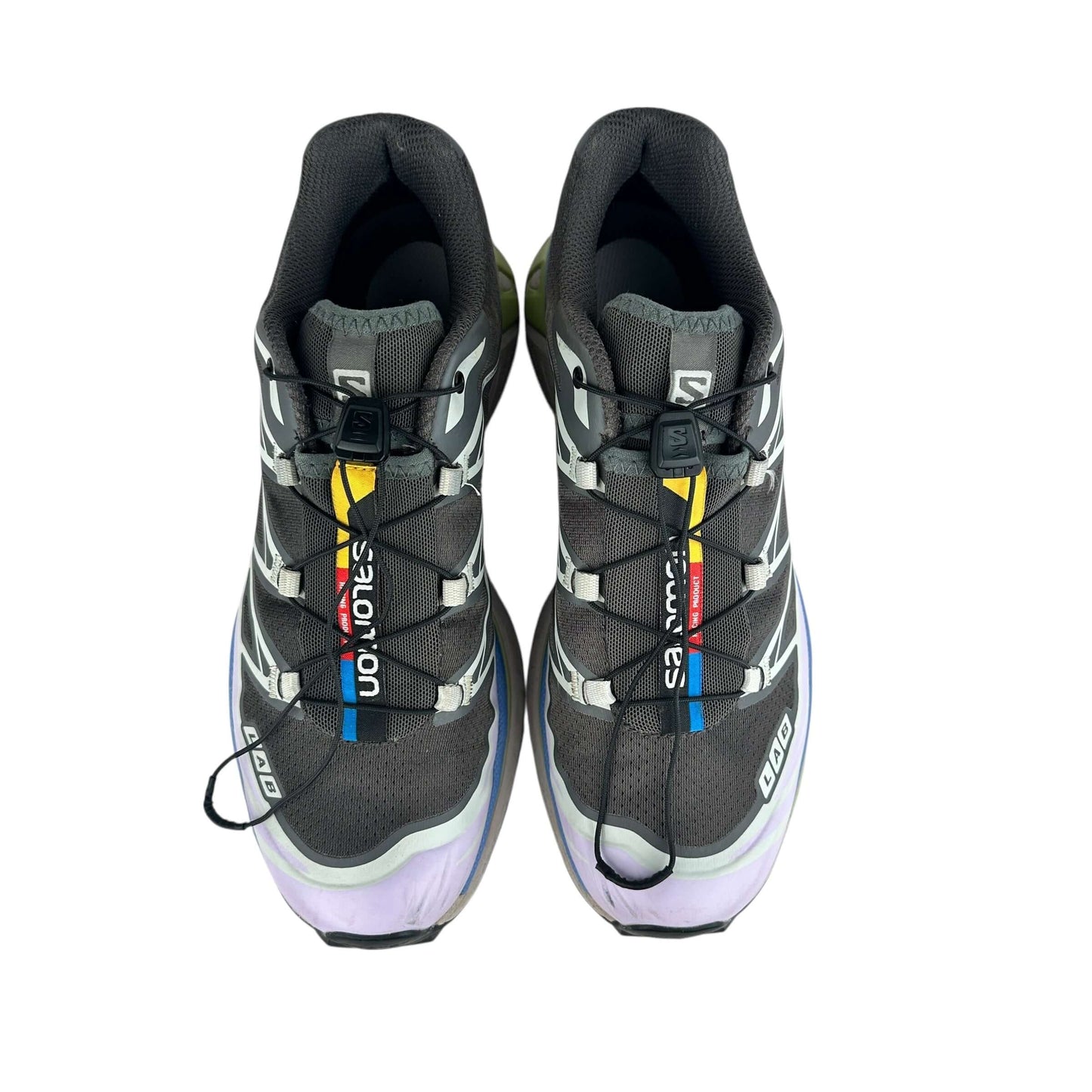 Salomon XT-6 trainers in magnet ashes of roses, size 7 UK, preloved, sustainable, second hand sneakers.