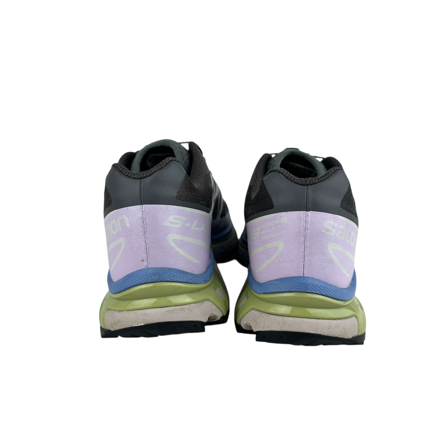 Salomon XT-6 trainers in magnet ashes of roses, size 7 UK, preloved and sustainable sneakers.