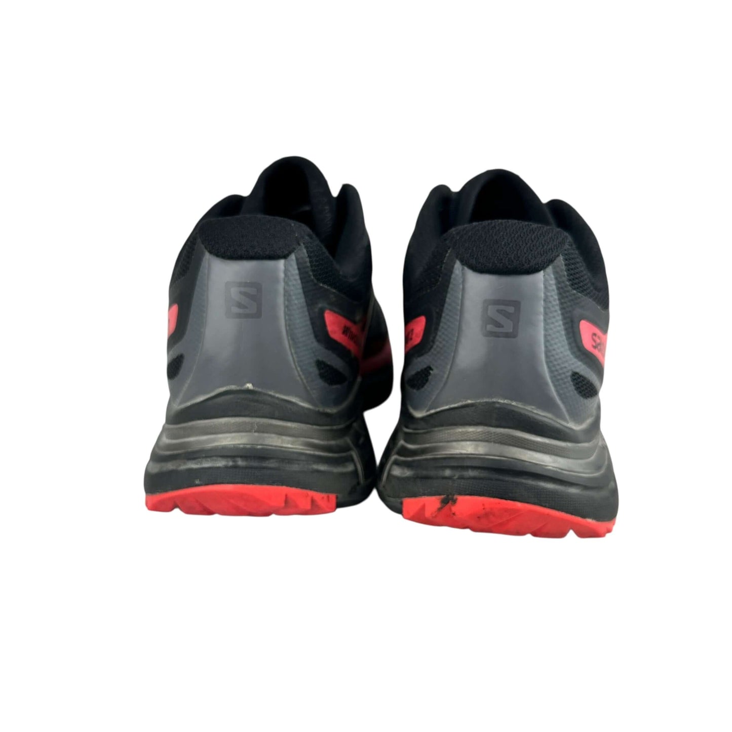Salomon XT wings pro 2 black and red trainers, preloved second hand sneakers in good condition.