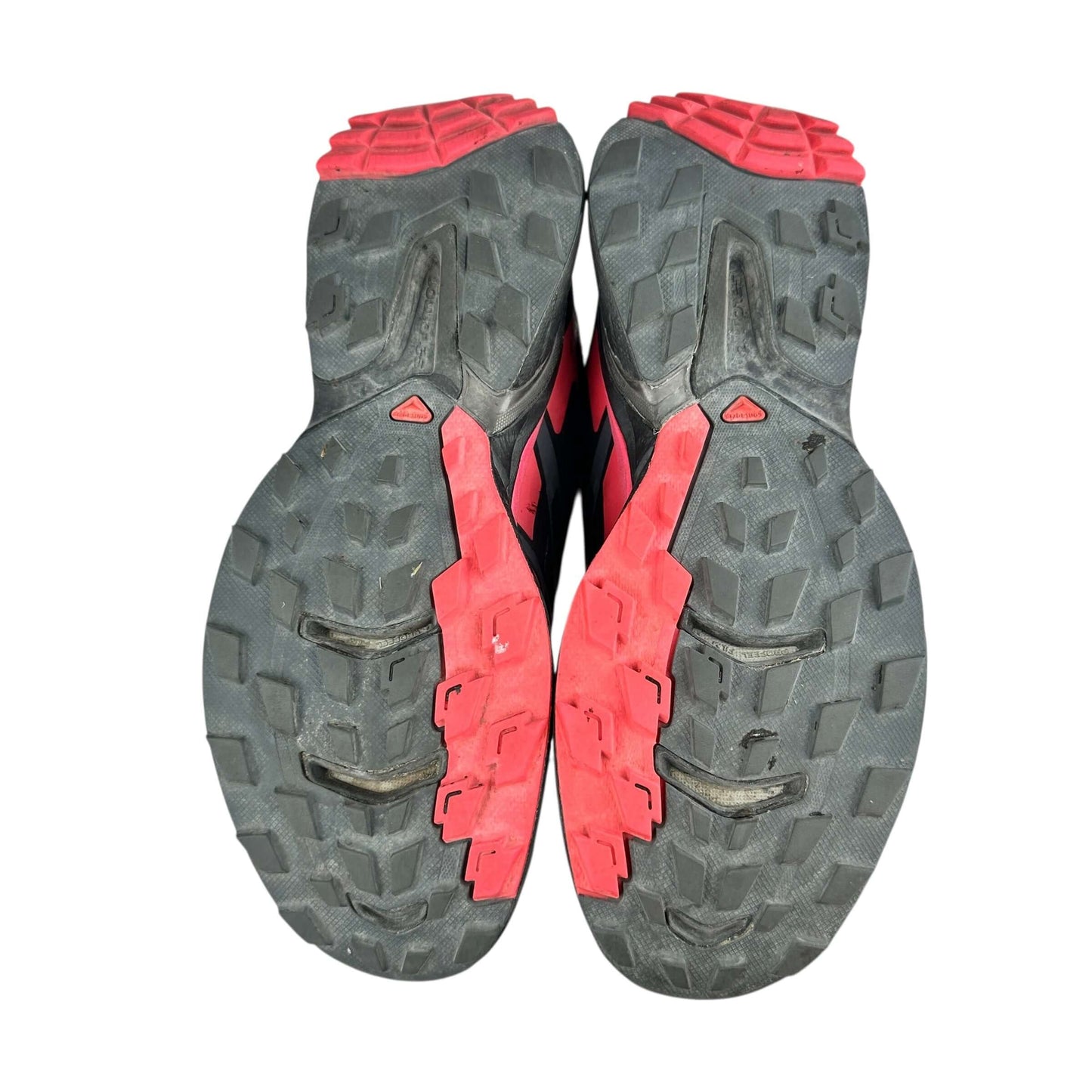 Salomon XT wings pro 2 black and pink trainers soles, preloved second hand sneakers in good condition.