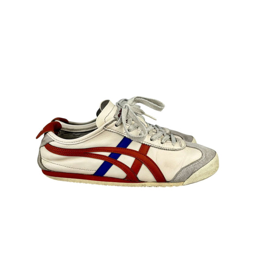 Onitsuka tiger mexico 66 leather suede sneakers size 4 UK red white navy grey trainers