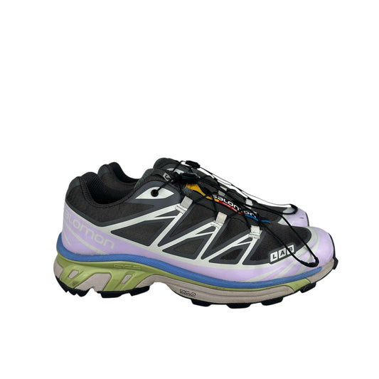 Salomon XT-6 trainers in magnet ashes of roses, size 7 UK, preloved and sustainable sneakers.